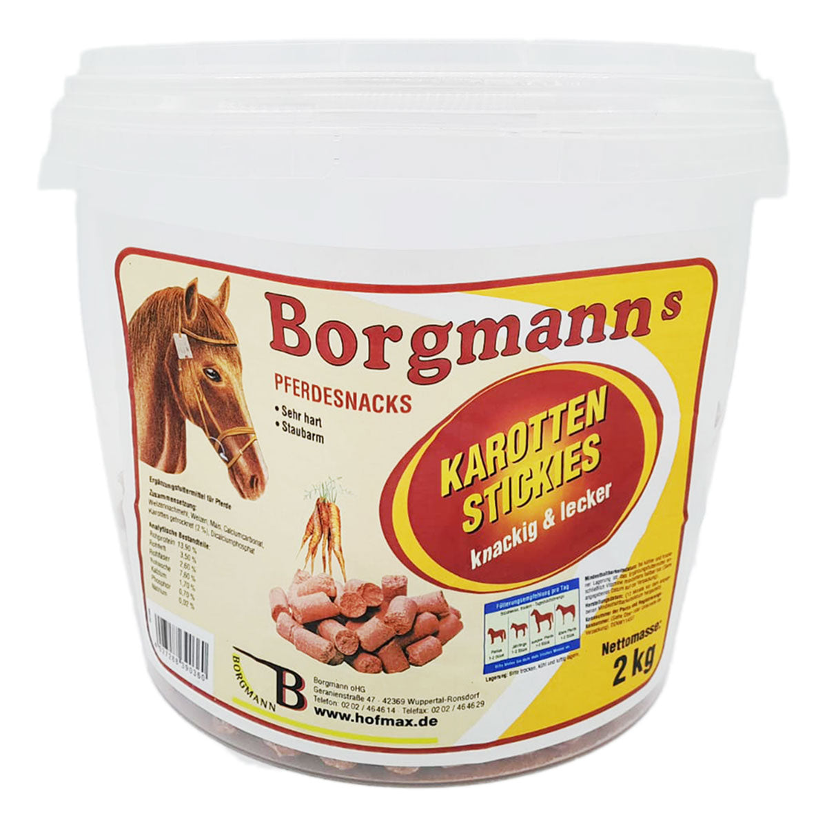 Borgmanns Karotten-Stickies, 2kg