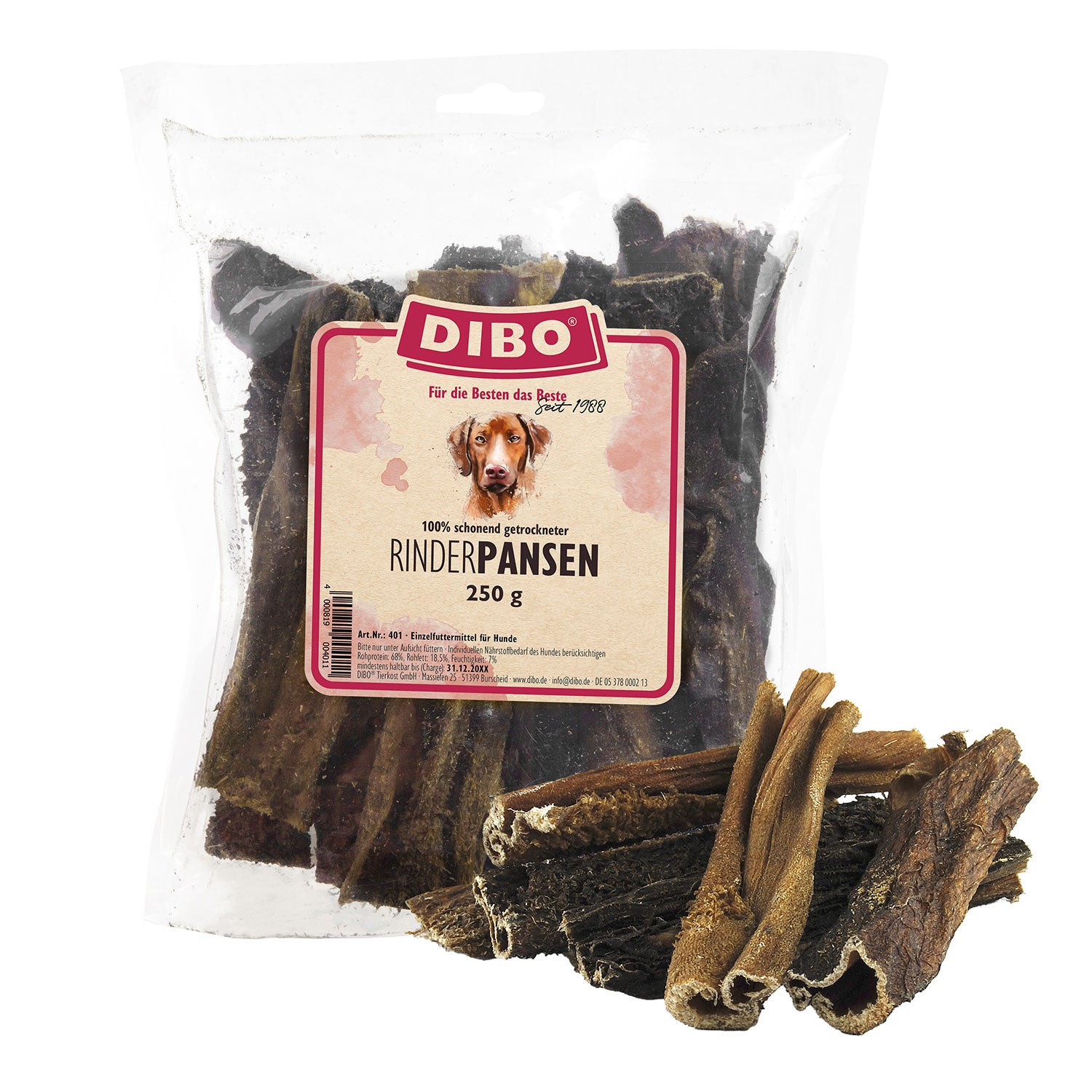 Dibo Rinderpansen getrocknet, 250g