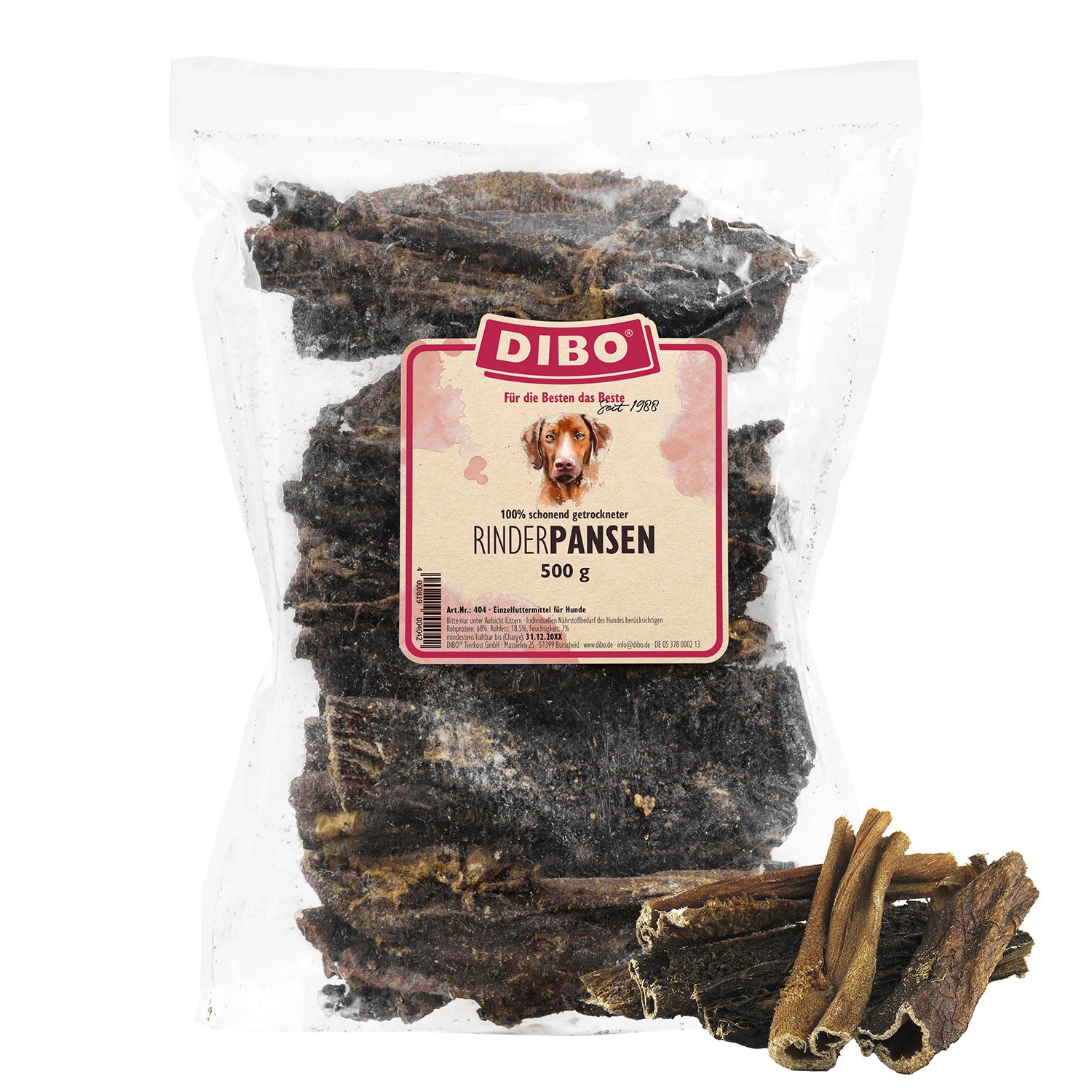 Dibo Rinderpansen getrocknet, 500g