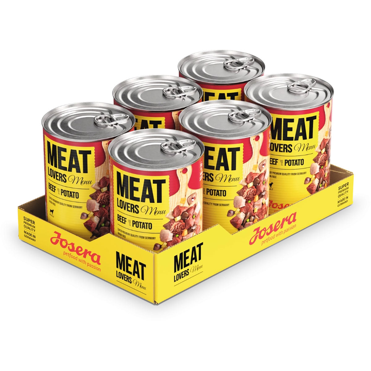 Josera Meat Lovers Menu Beef with Potato, 6er Pack