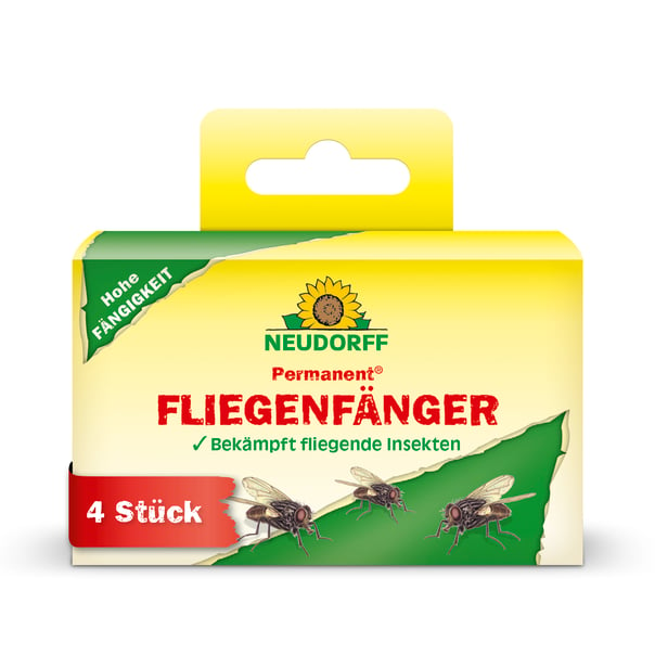 Neudorff Permanent FliegenFänger, 4 Stück