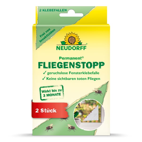 Neudorff Permanent FliegenStopp, Dreiecks-Klebefalle