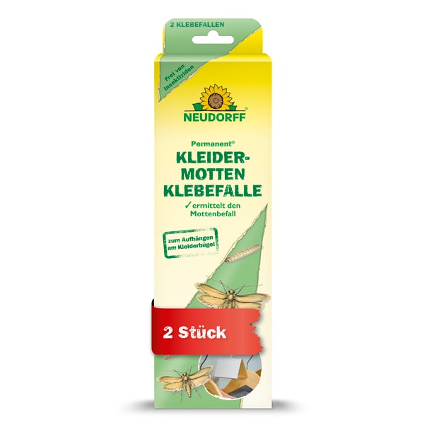 Neudorff Permanent KleidermottenKlebefalle, 2 Stück