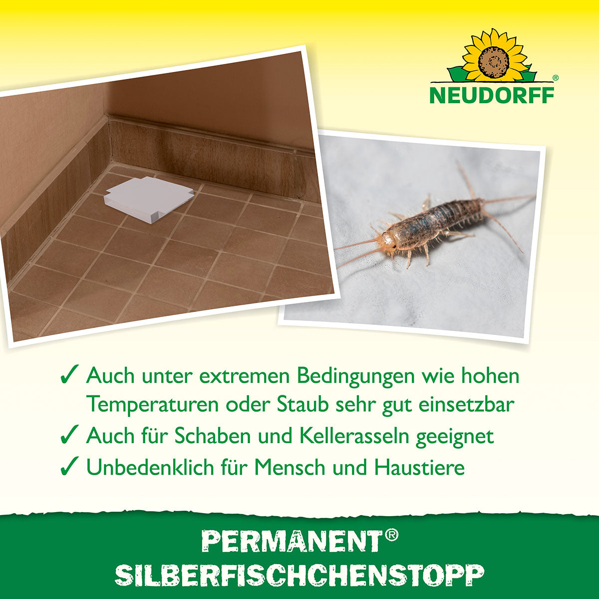 Neudorff Permanent SilberfischchenStopp Anwendung