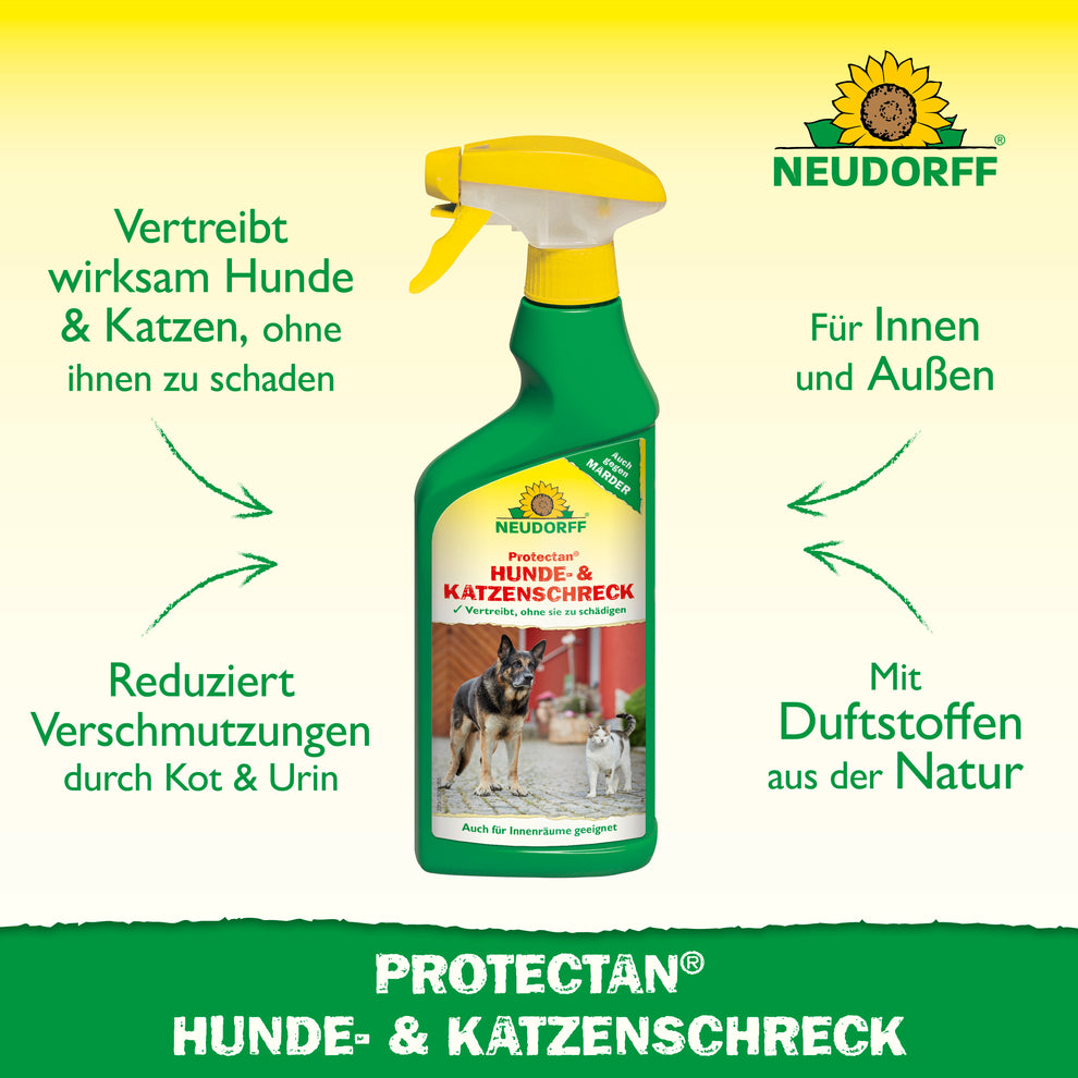 Neudorff Protectan Hunde- und Katzen-Schreck AF, 500ml Beschreibung