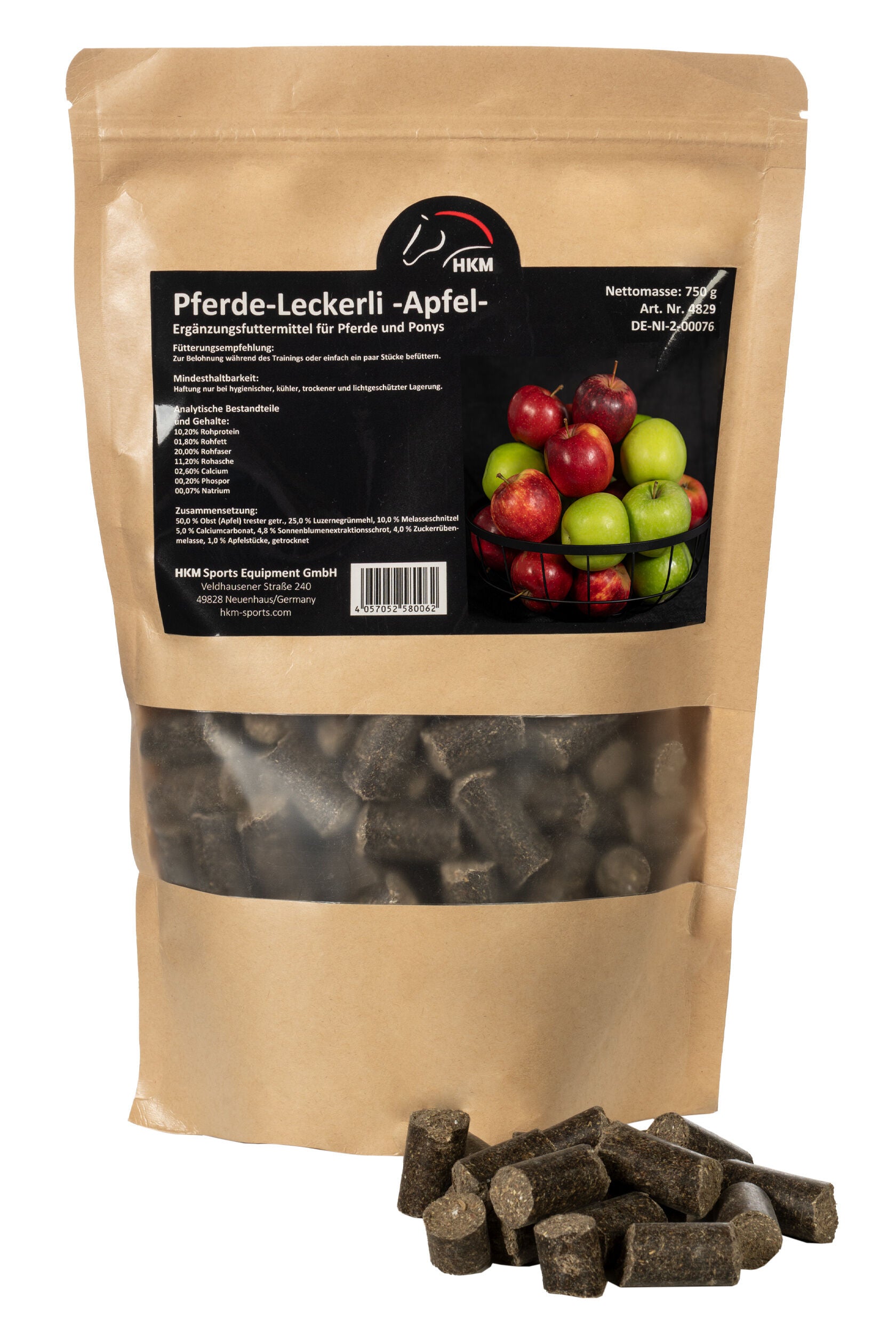 Pferde-Leckerli -Apfel-, 750 g